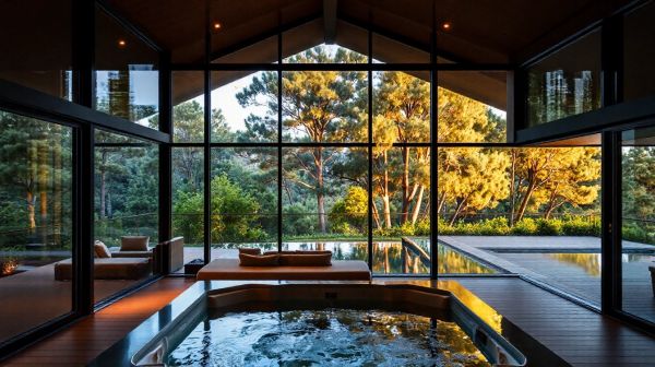 Top maisons de vacances avec jacuzzi intérieur pour se détendre